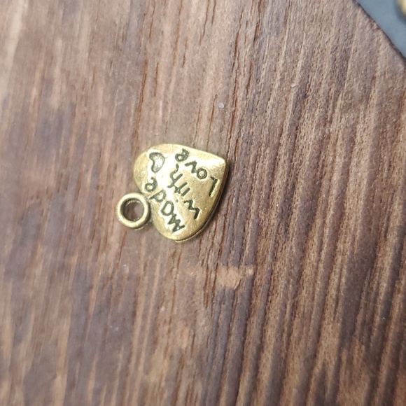 made with love heart charm P125 - Picture 1 of 1